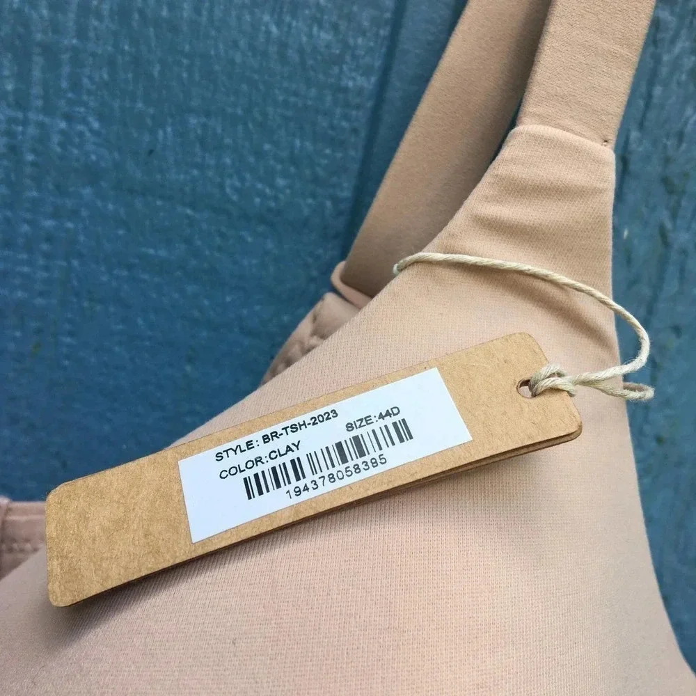 NWT Skims Women's Size 44D Clay Brown Fits Everybody T-Shirt Bra - Picture 4 of 7